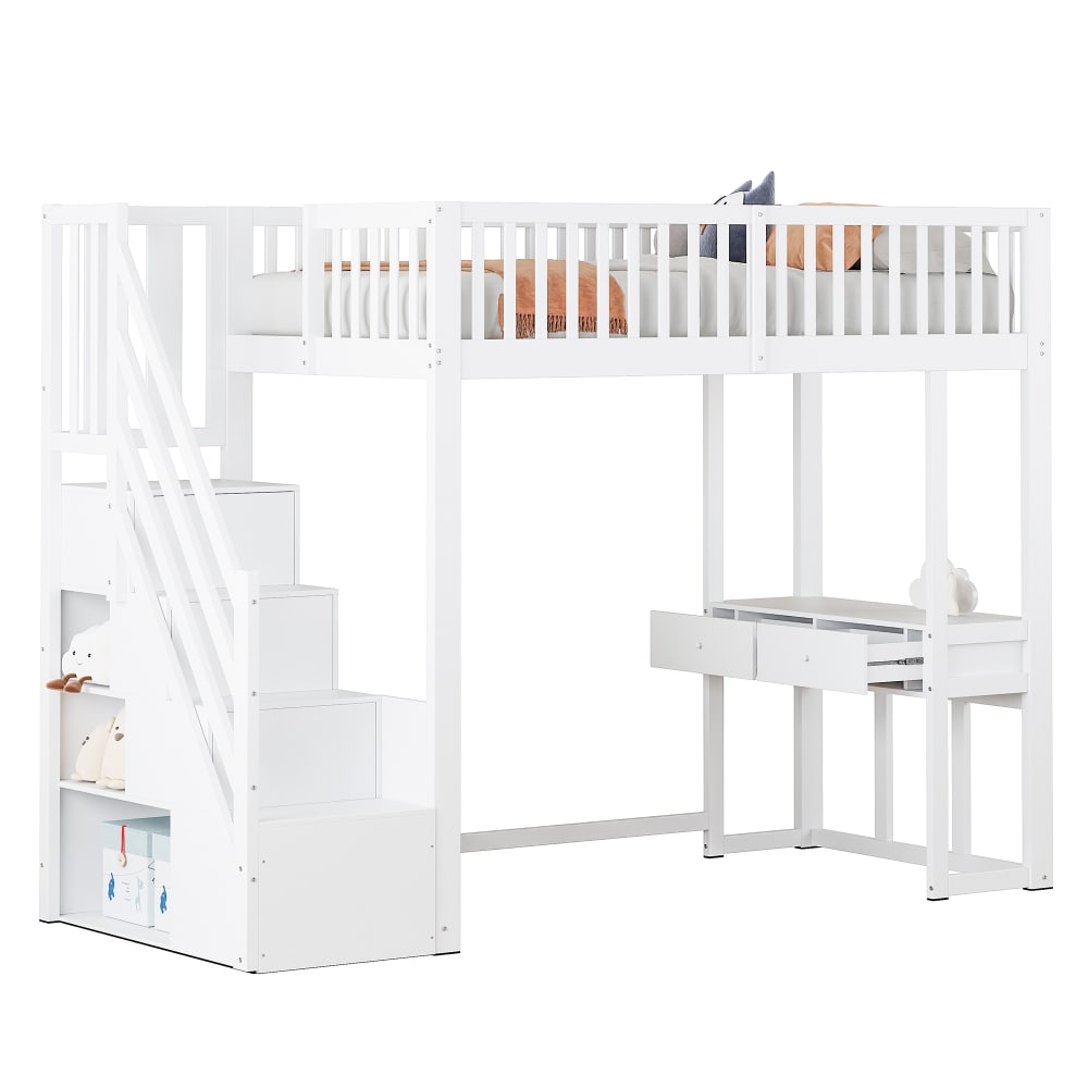 Lit mezzanine 90x200 - bureau