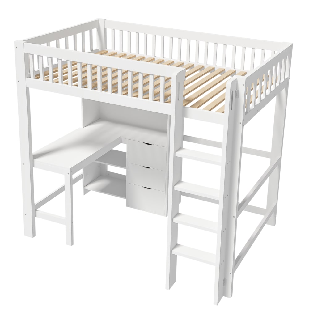 Lit mezzanine enfant - bureau