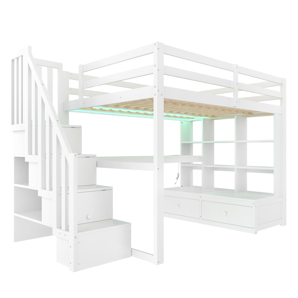 Lit mezzanine enfant - bureau
