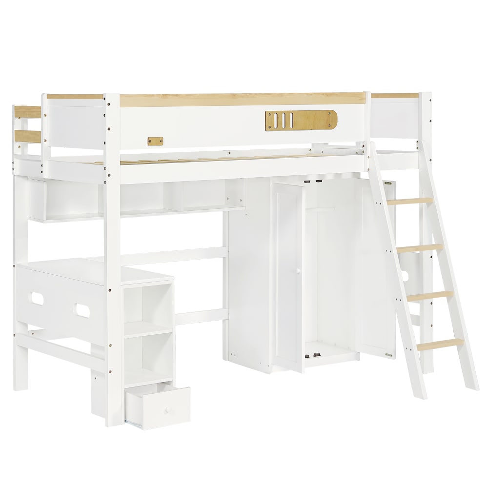 Lit mezzanine enfant - bureau