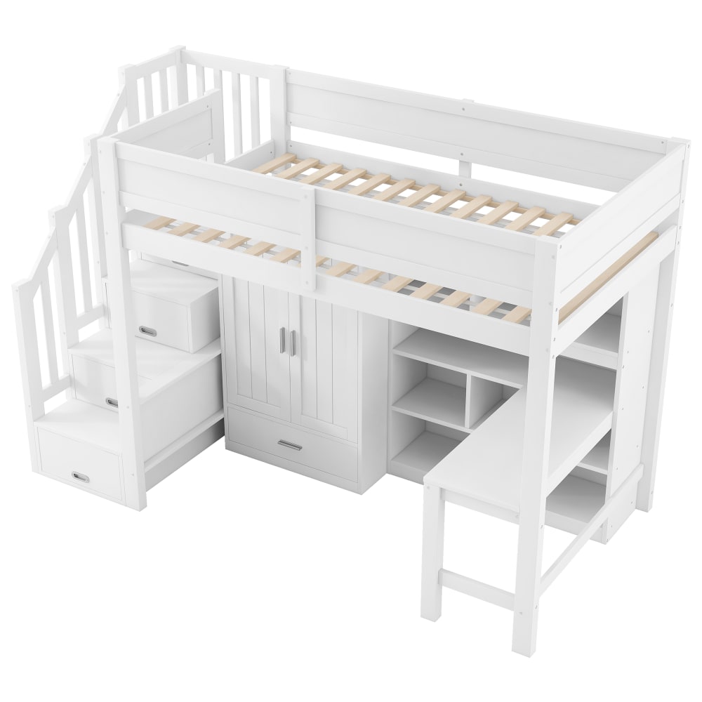 Lit mezzanine enfant - bureau