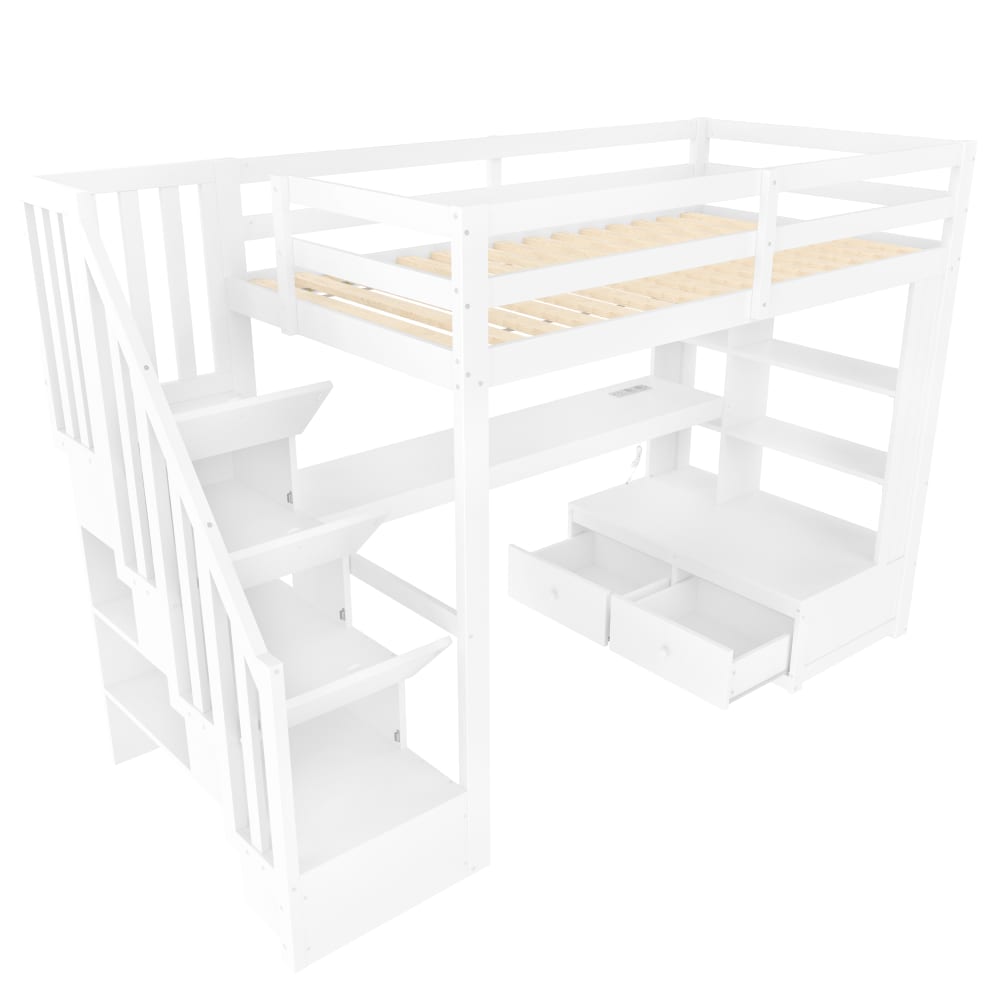 Lit mezzanine enfant - bureau