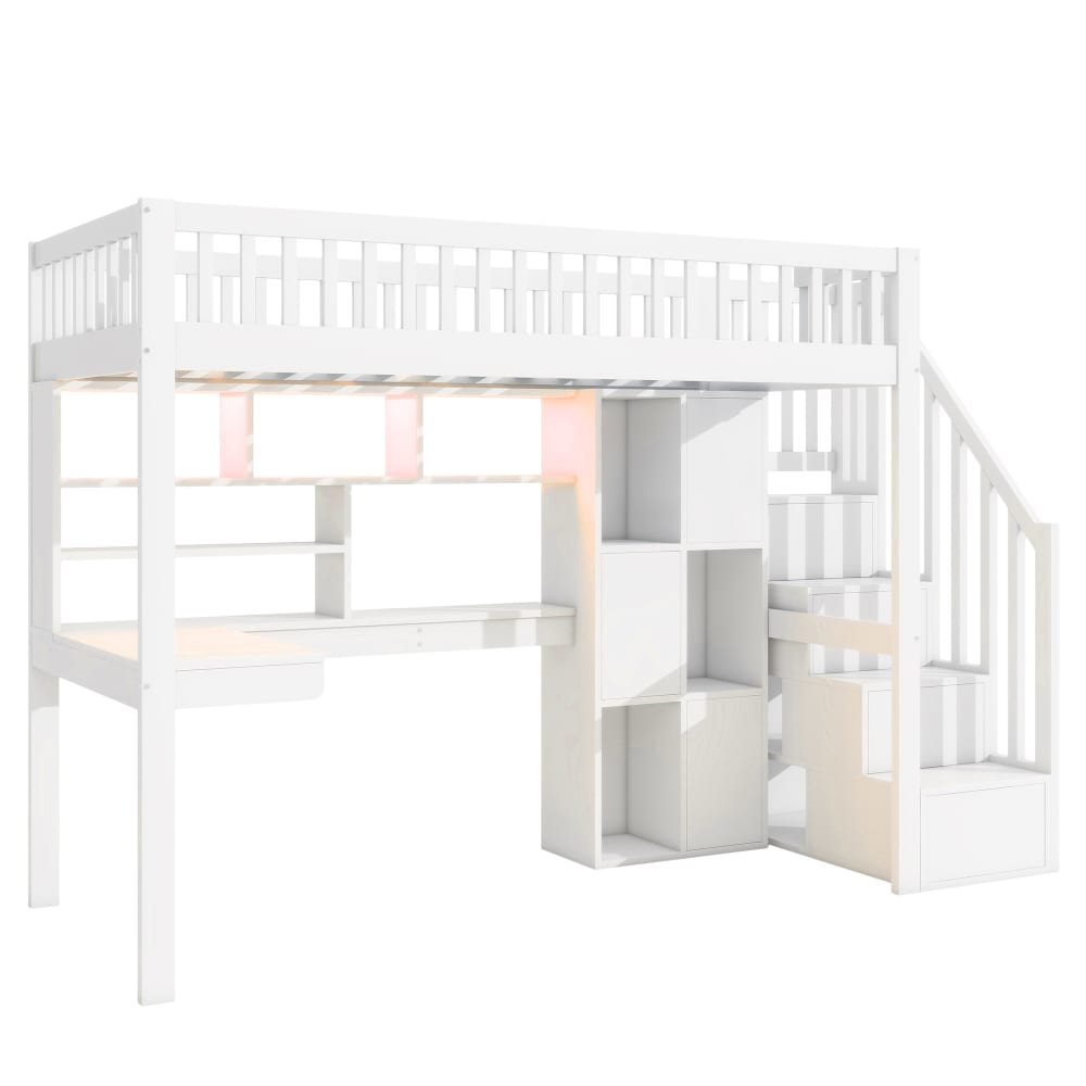 Lit mezzanine enfant - bureau