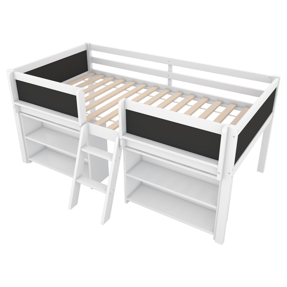 Lit mi-hauteur enfant - pin
