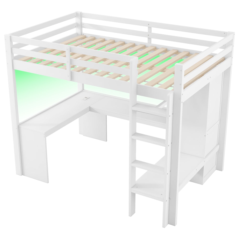 Lit mezzanine enfant 140x200 cm