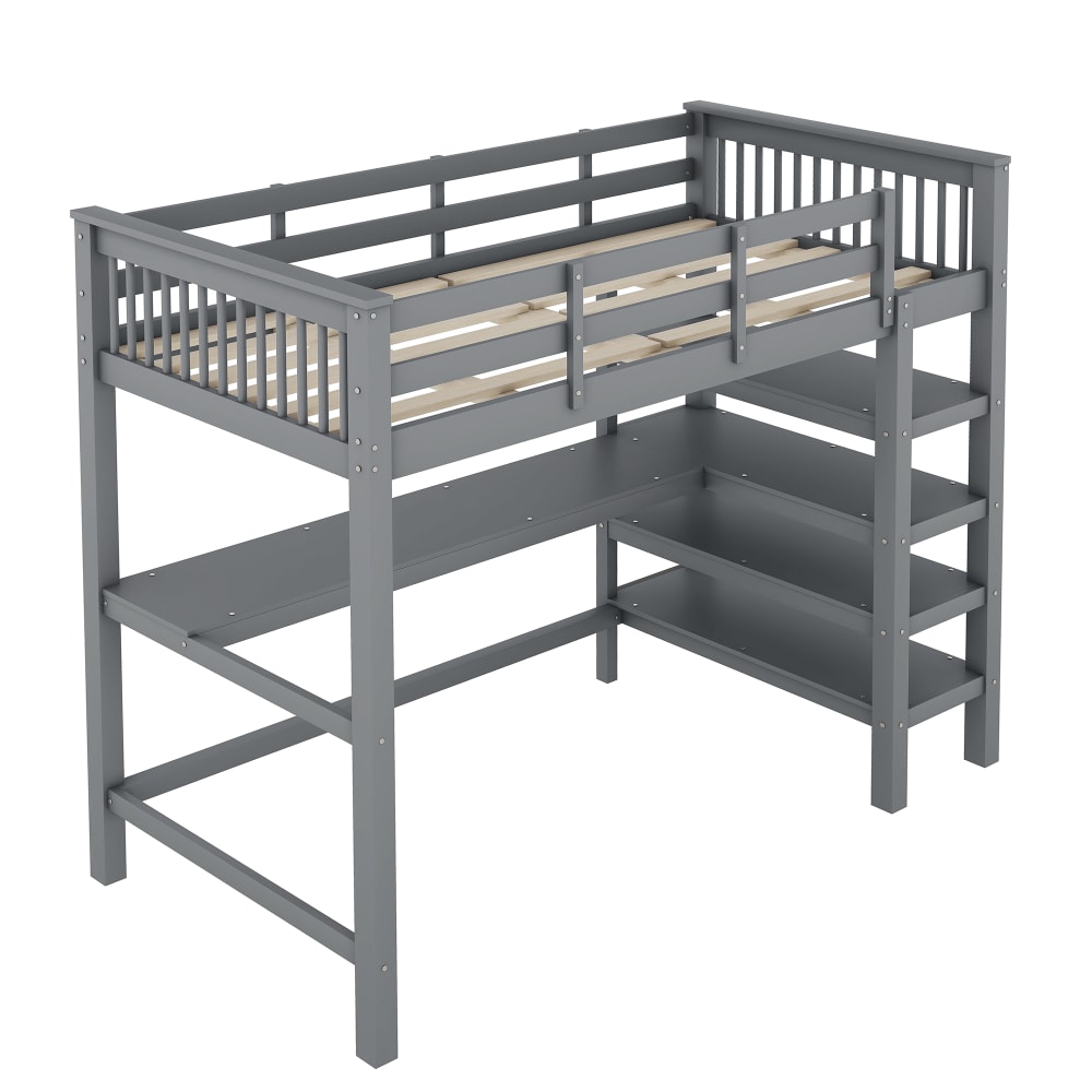 Lit mezzanine enfant - bureau