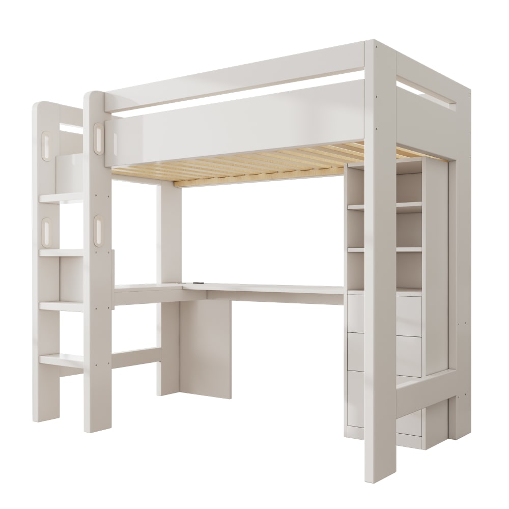 Lit mezzanine enfant - bureau
