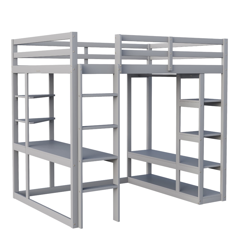 Lit mezzanine 140x200 - bureau