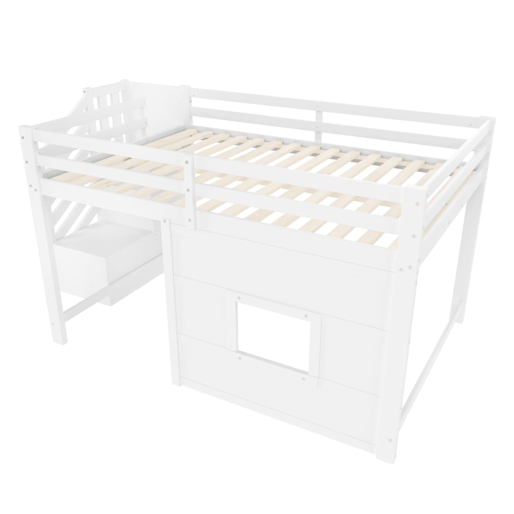 Lit mezzanine enfant 140x200 cm