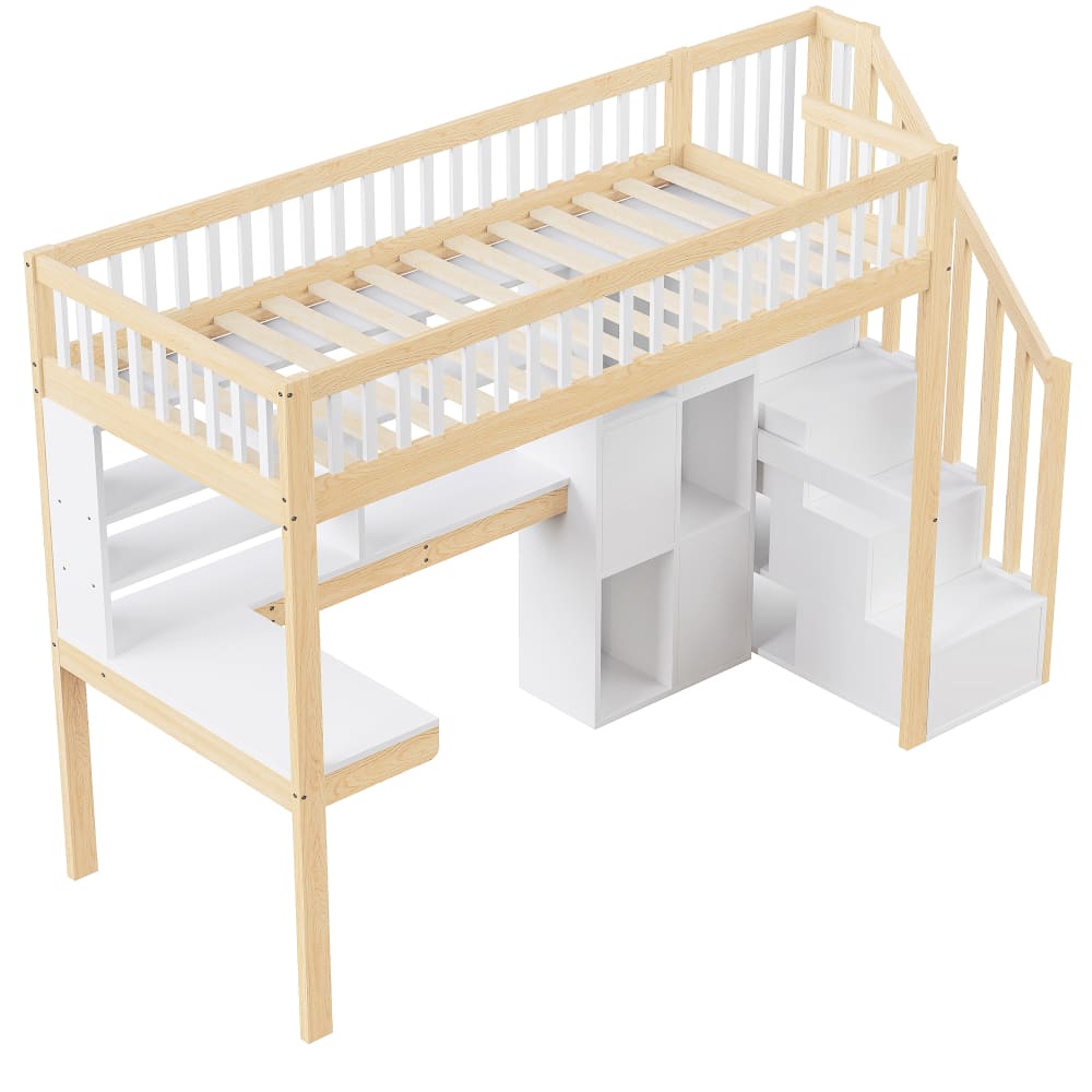 Lit mezzanine enfant - bureau