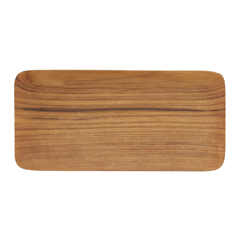 Plateau organique en racine de teck, 31 × 15 cm