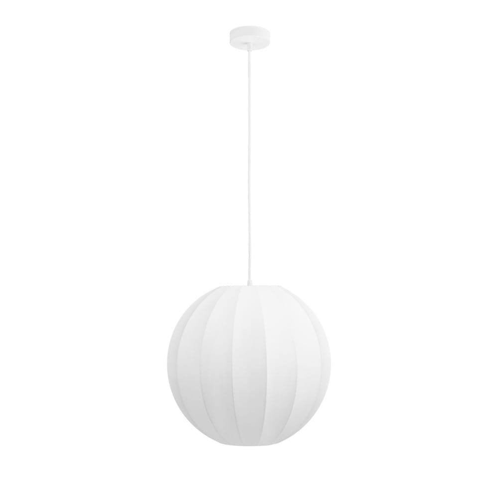 Suspension ronde en soie
