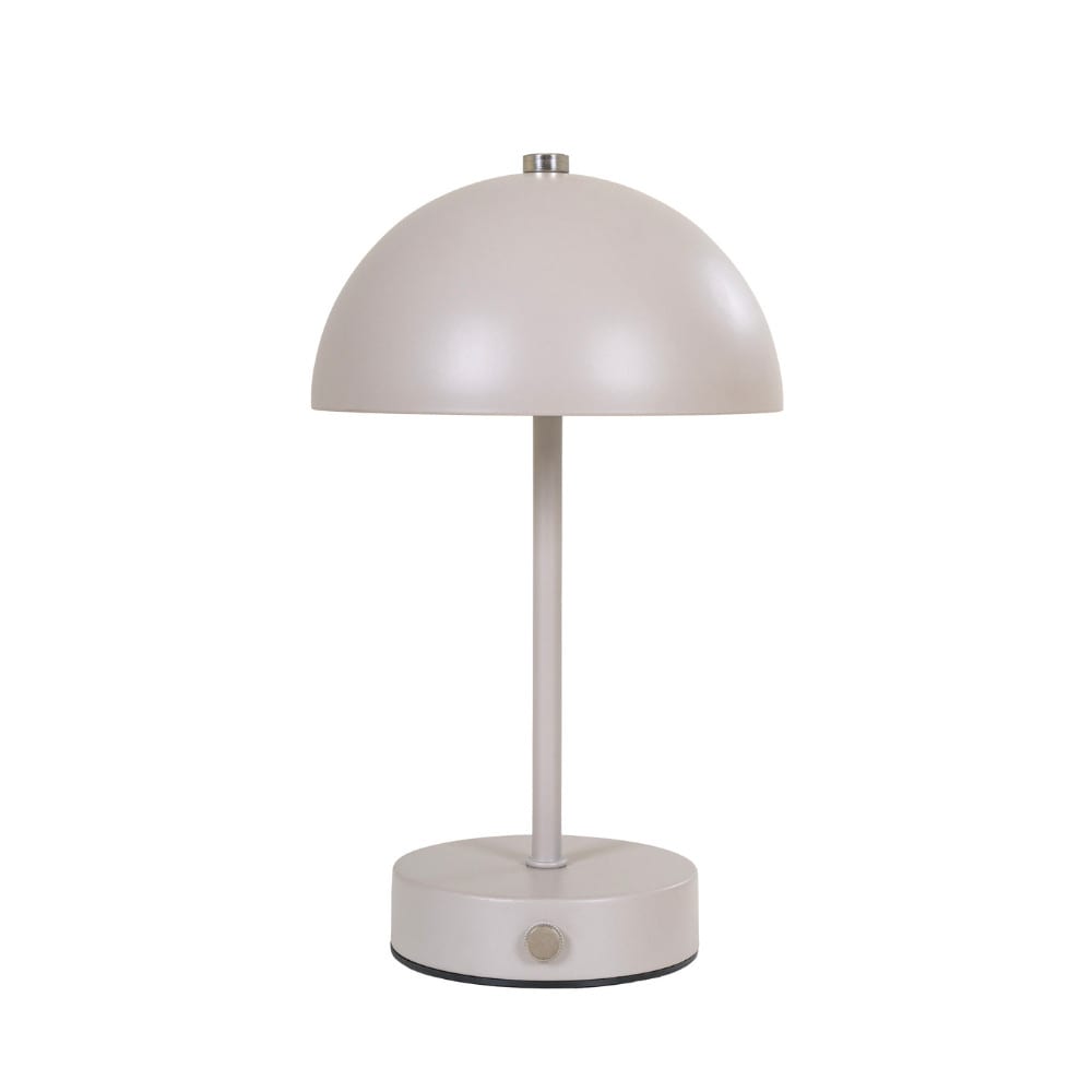Lampe à poser led sans fil rechargeable - beige