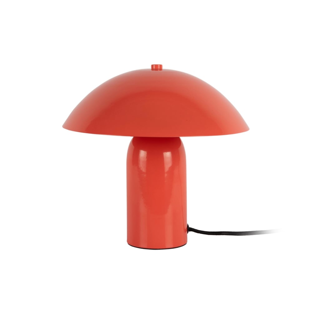 Lampe de table métal orange 24x24x23.5cm