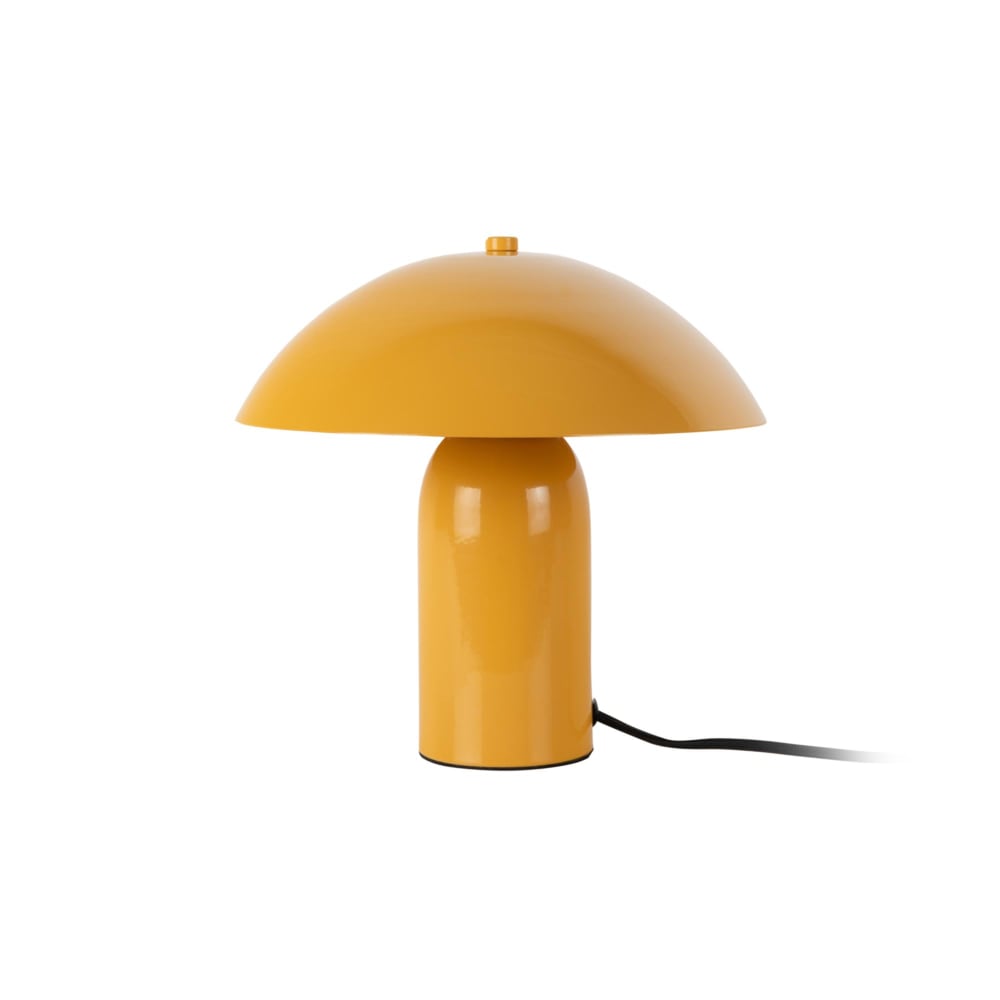 Lampe de table métal jaune 24x24x23.5cm