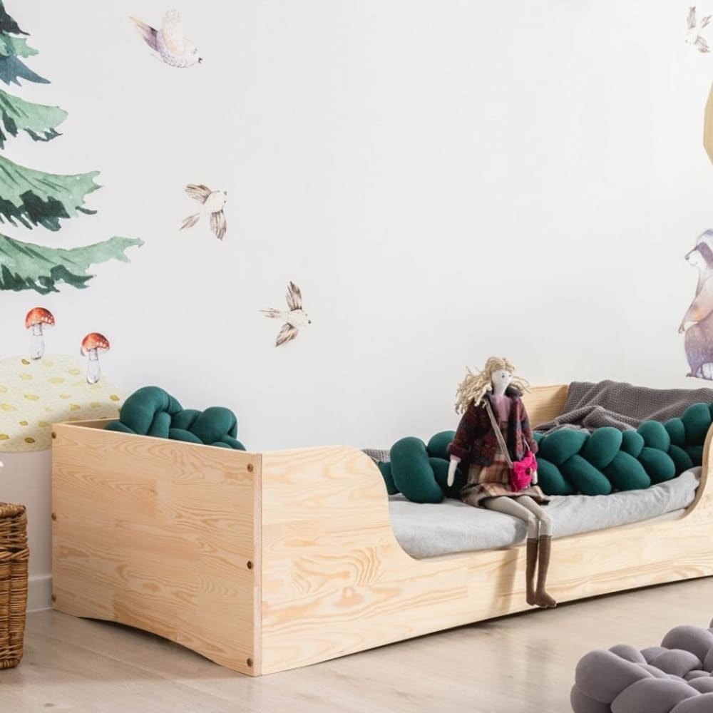 Kinderbett PEPE 6 Massives Kiefernholz 80x160 - Maisons Du Monde