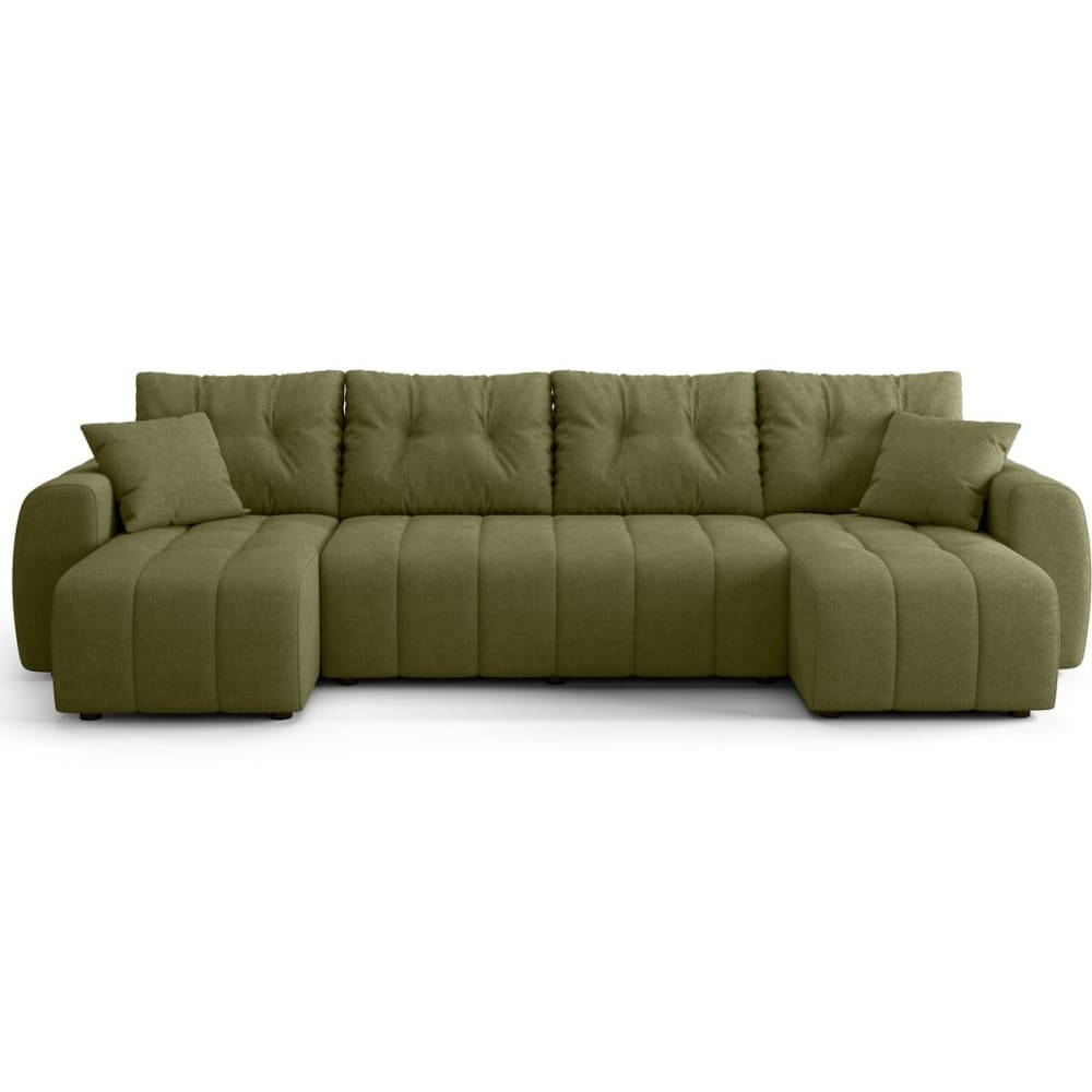 Canapé panoramique convertible - tissu