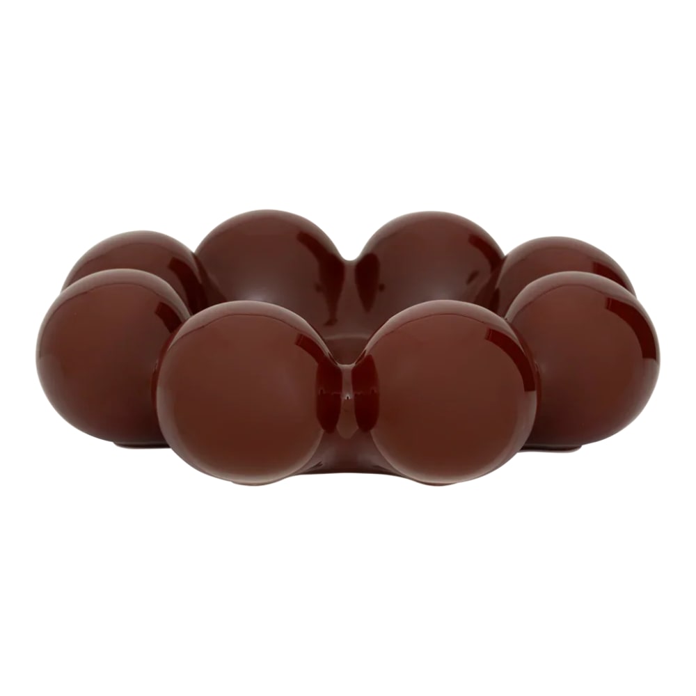Bol en céramique rouge ø 36 * 9.7 cm