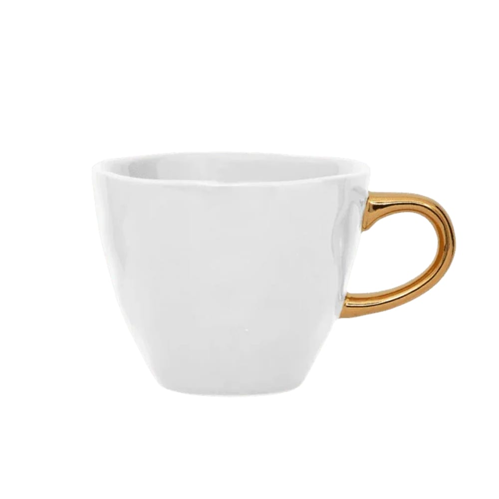 Tasse à café en céramique blanche ø 8.5 * 7 cm