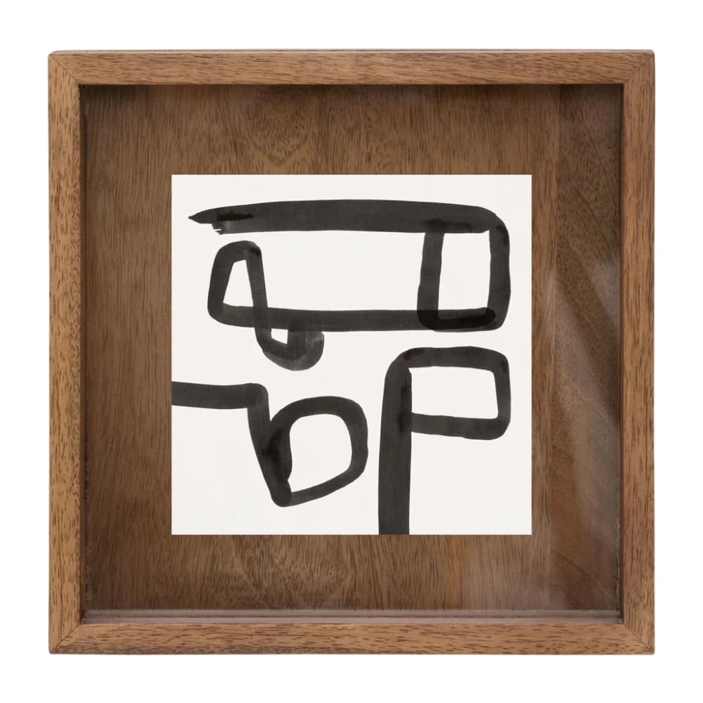 Cadre photo en verre marron 23 * 23 * 4 cm
