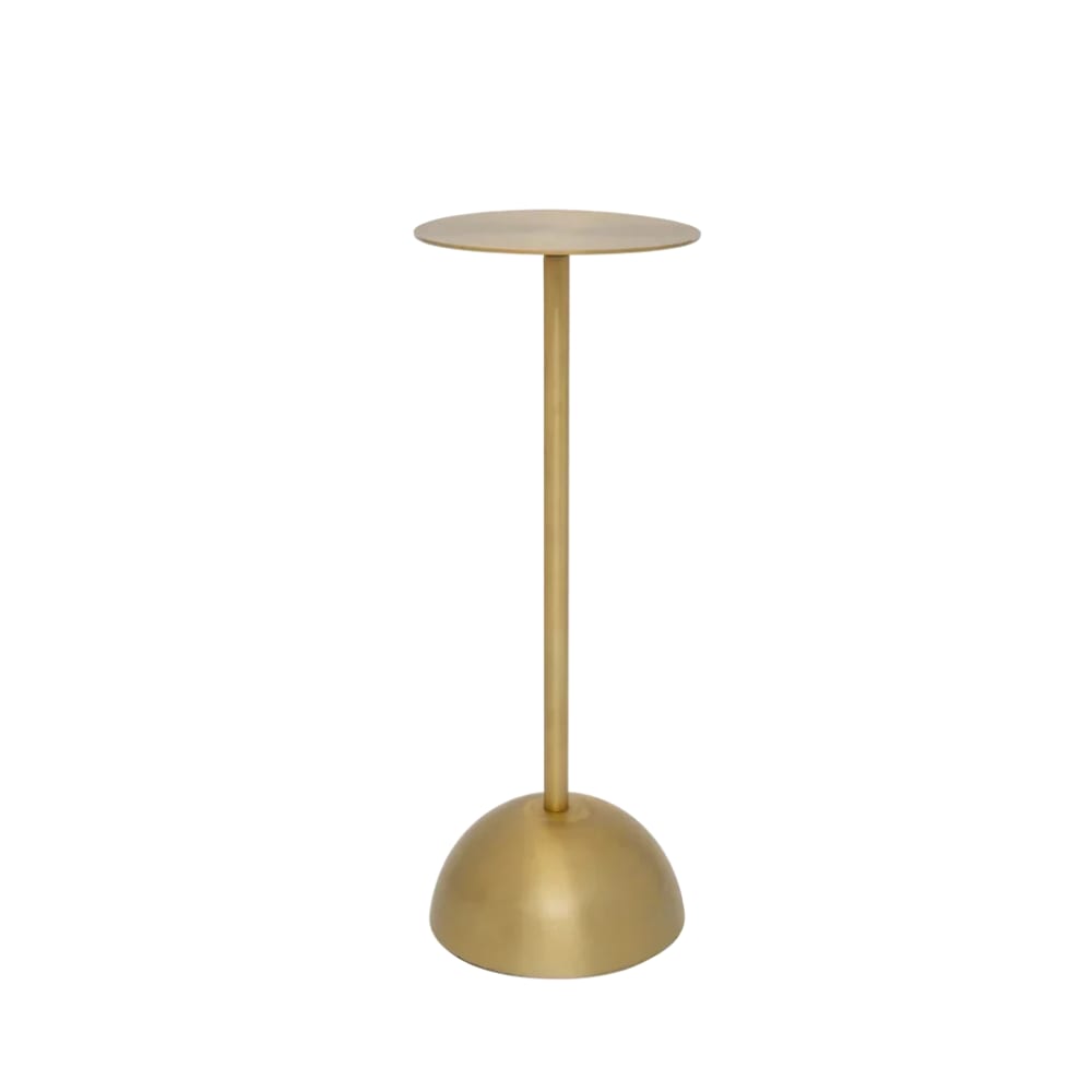 Table d'appoint en aluminium jaune ø 21 * 54 cm Table d'appoint en aluminium jaune ø 21 * 54 cm