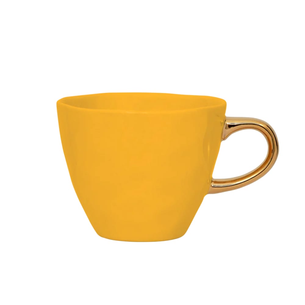 Tasse à café en céramique orange ø 8.5 * 7 cm