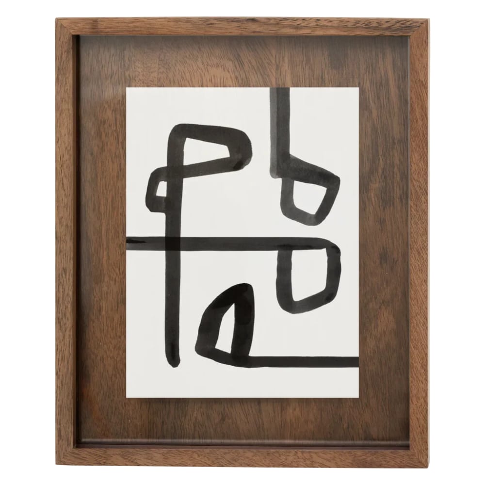 Cadre photo en bois marron 25 * 4 * 30 cm
