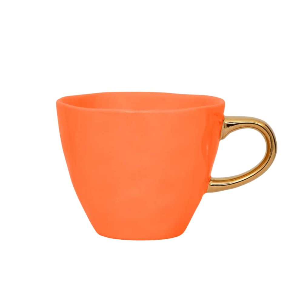 Tasse à café en céramique orange ø 8,5 * 7 cm