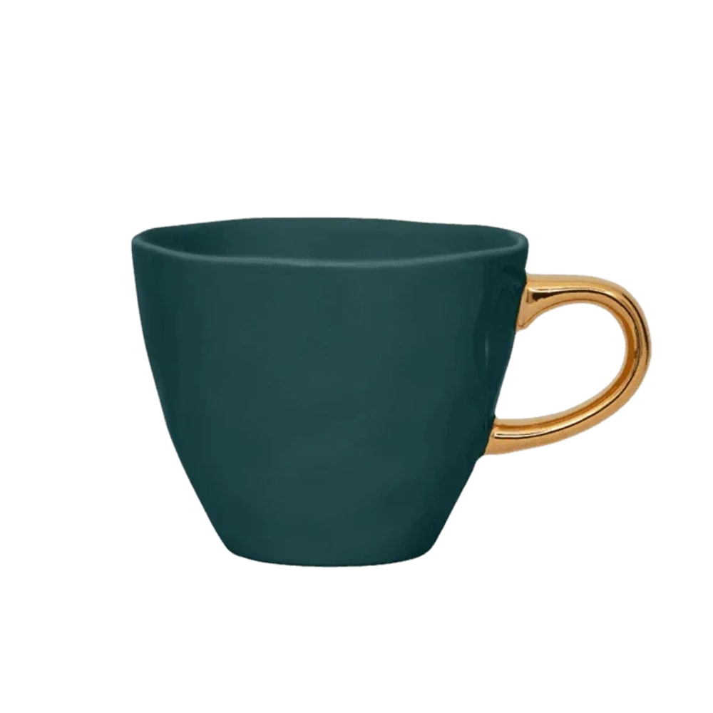 Tasse à café en céramique bleue ø 8.5 * 7 cm