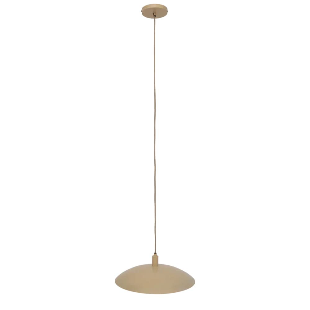 Hängelampe aus Metall beige Ø 40 * 13 cm - Maisons Du Monde