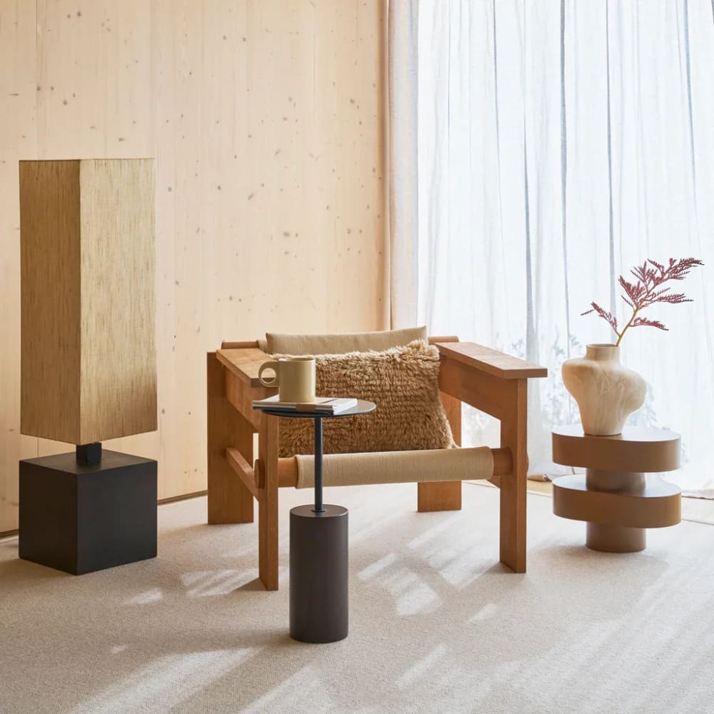 Beistelltisch aus Holz braun Ø 28 * 55 cm - Maisons Du Monde