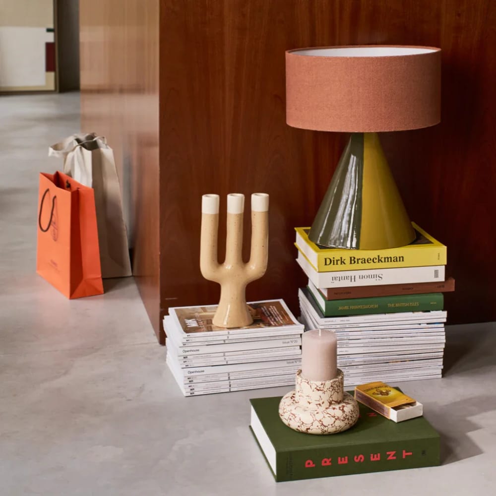 Lampe de table en céramique verte ø 34 * 41 cm — vue 3
