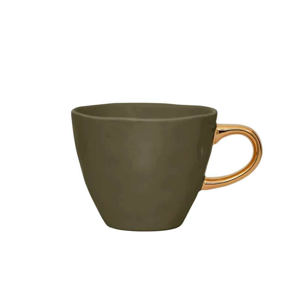 Tasse à café en céramique verte ø 8.5 * 7 cm