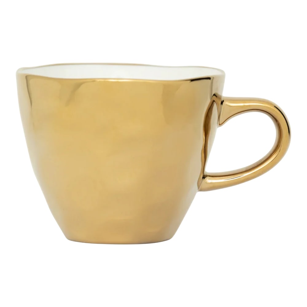 Tasse à café en céramique jaune ø 8.5 * 7 cm