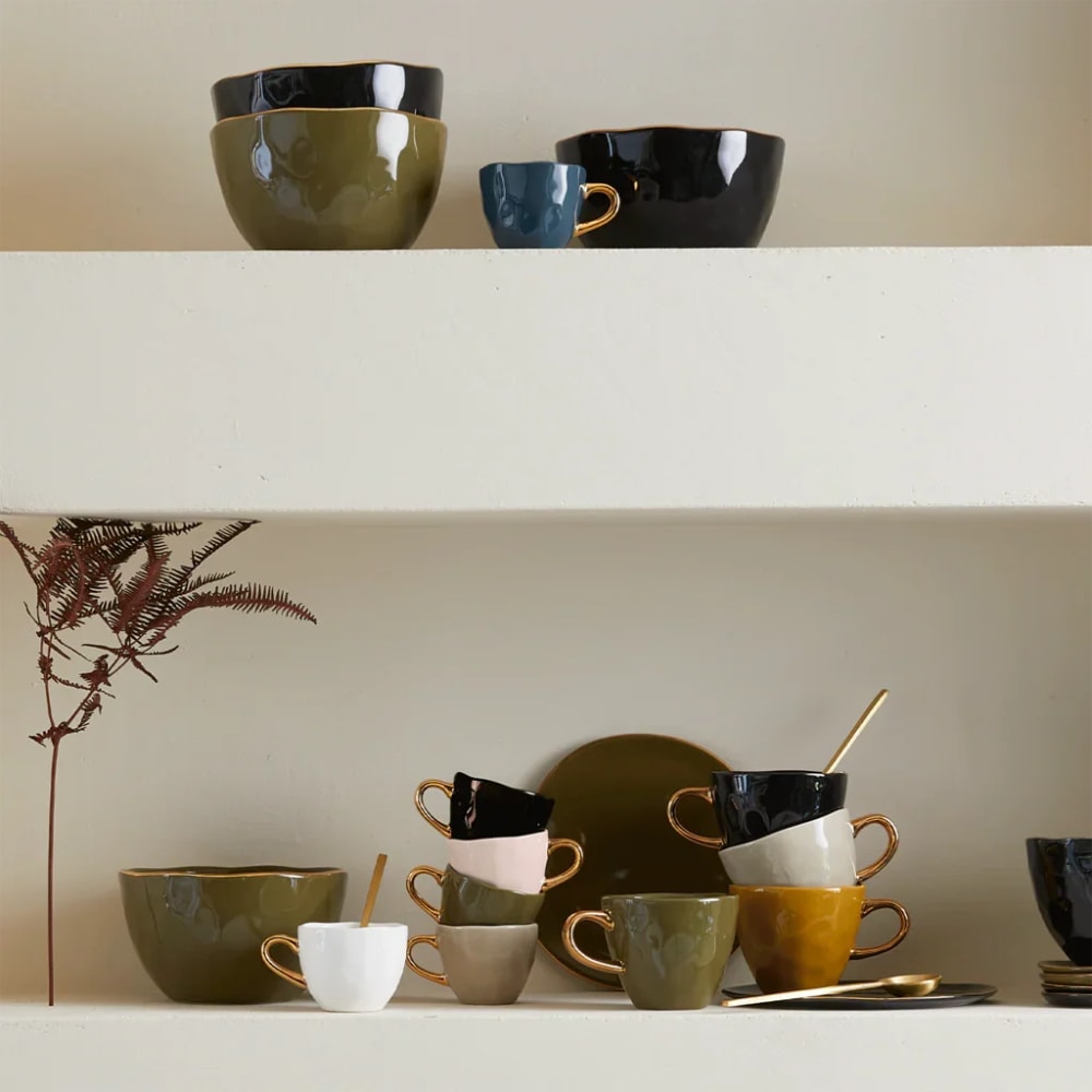 Tasse Espresso aus Porzellan rosa Ø 6.3 * 5.2 cm - Maisons Du
