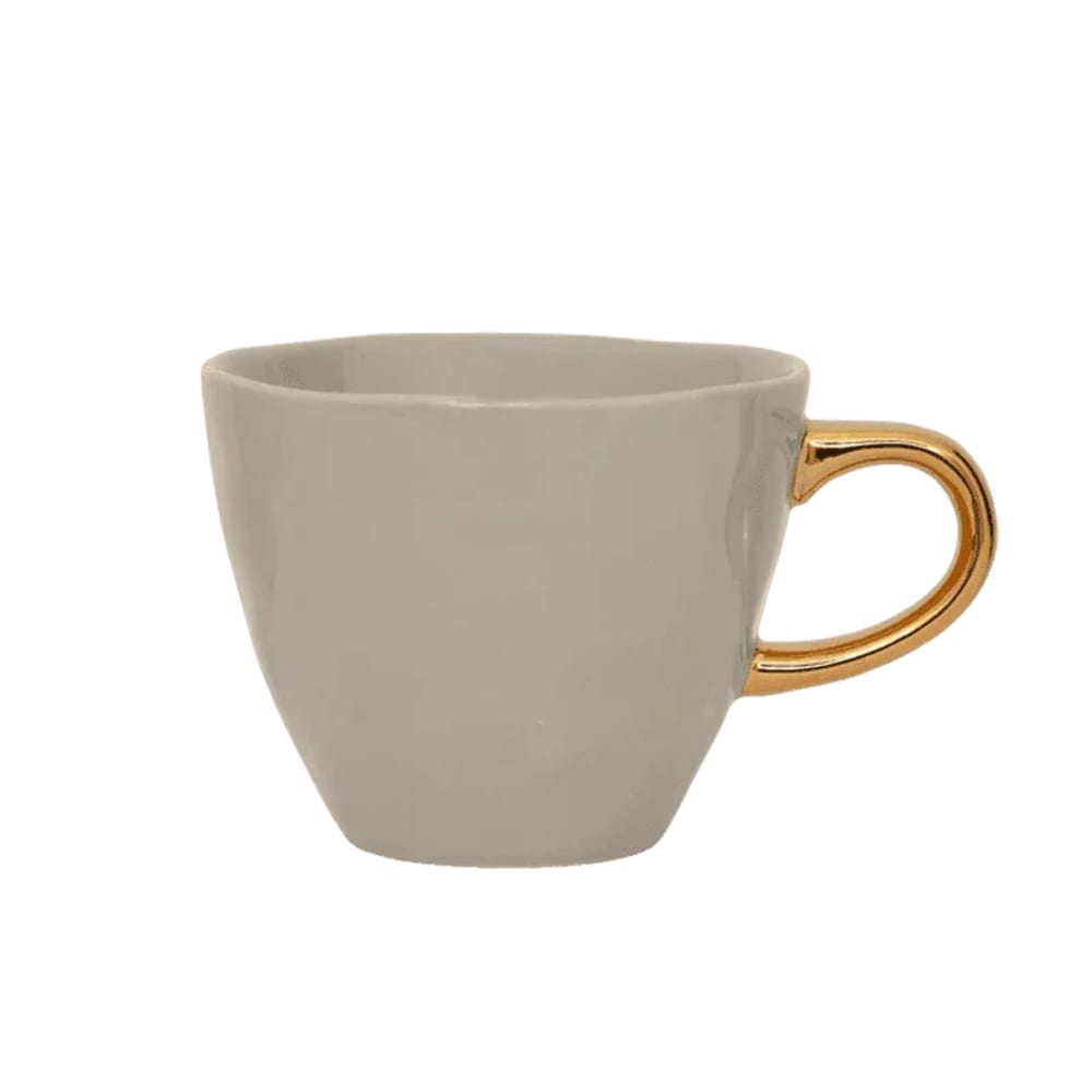 Tasse à café en céramique grise ø 8.5 * 7 cm