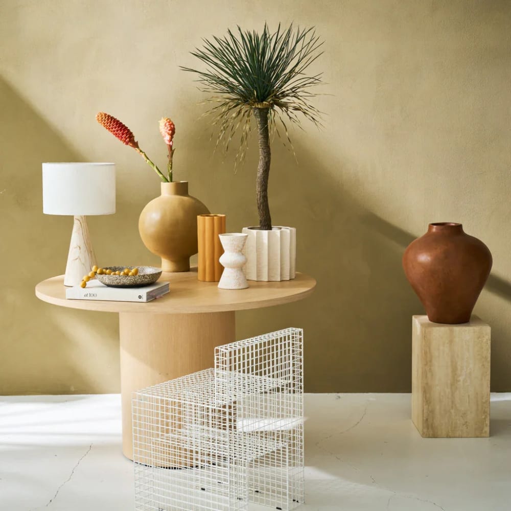 Tischlampe aus Keramik weiß Ø 30 * 50 cm - Maisons Du Monde