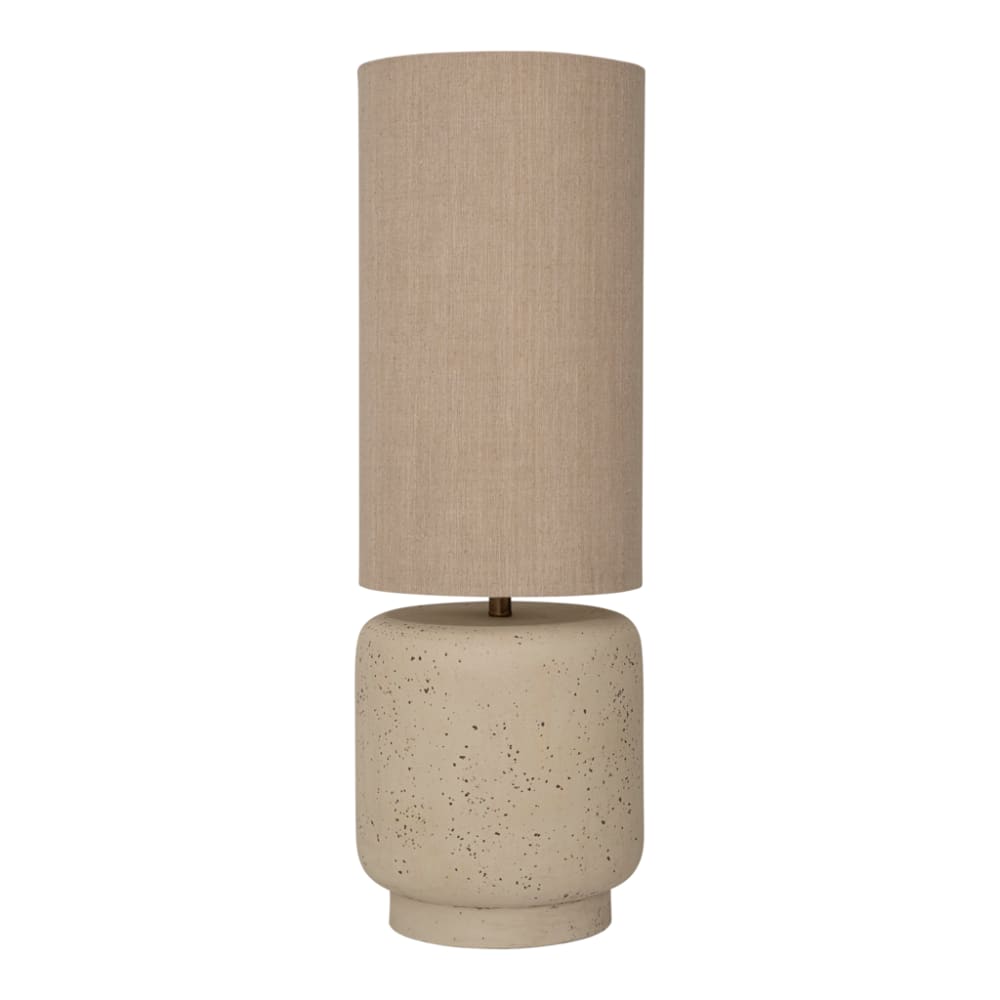 Lampe de table en céramique beige ø 27 * 83 cm