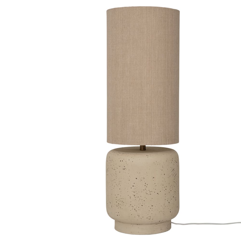 Lampe de table en céramique beige ø 27 * 83 cm — vue 4