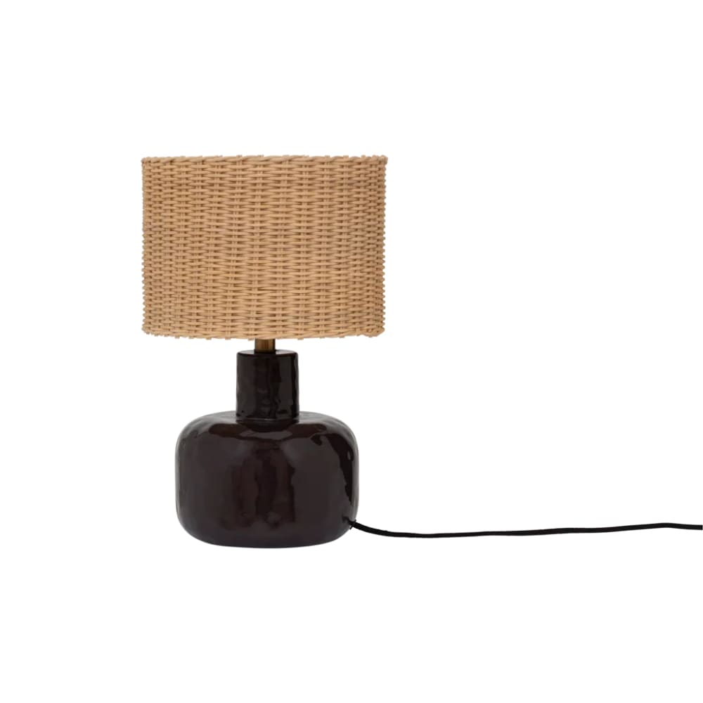Lampe de table en céramique marron ø 24 * 37 cm — vue 4