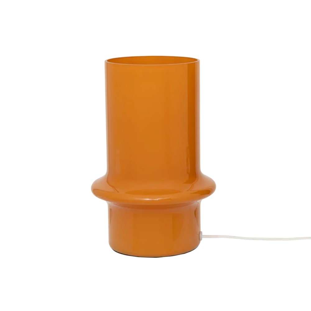 Lampe de table en verre orange ø 23 * 32.5 cm — vue 4