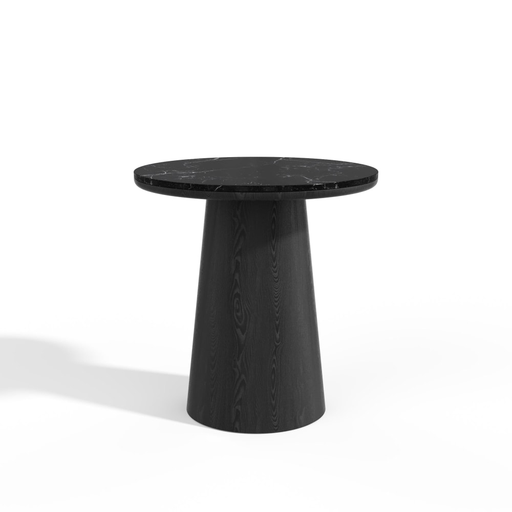 Table d'appoint en bois - noir