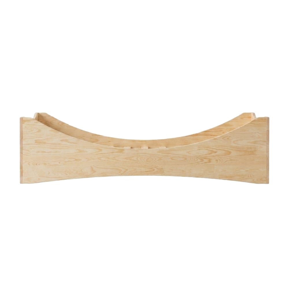 Adeko Kids Kinderbett BOX 3 Massives Kiefernholz 100x200 Beige Baby
