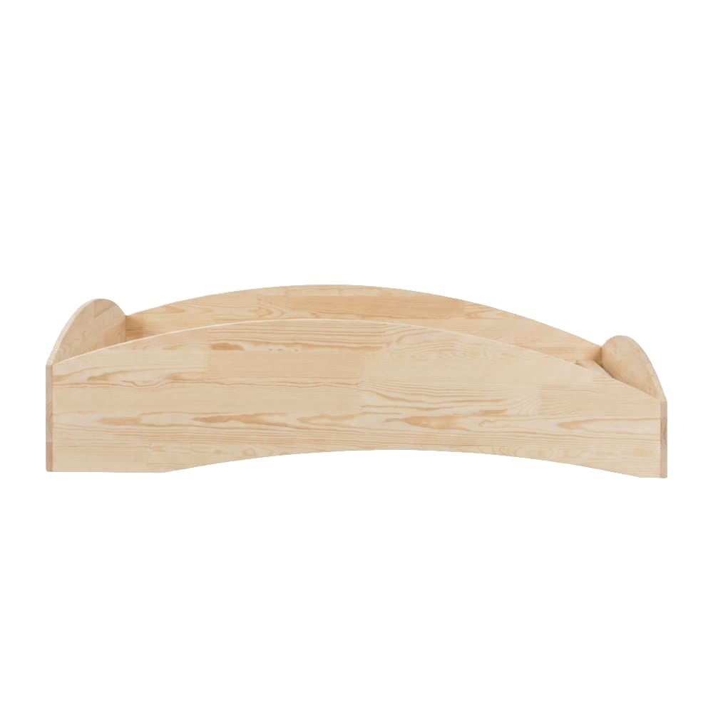 Adeko Kids Kinderbett BOX 6 Massives Kiefernholz 100x180 Beige Baby