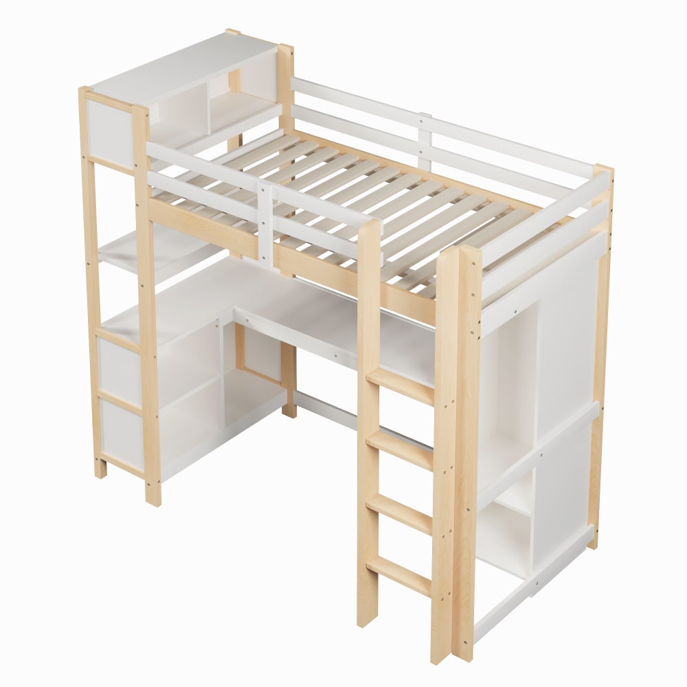 Lit mezzanine enfant - bureau
