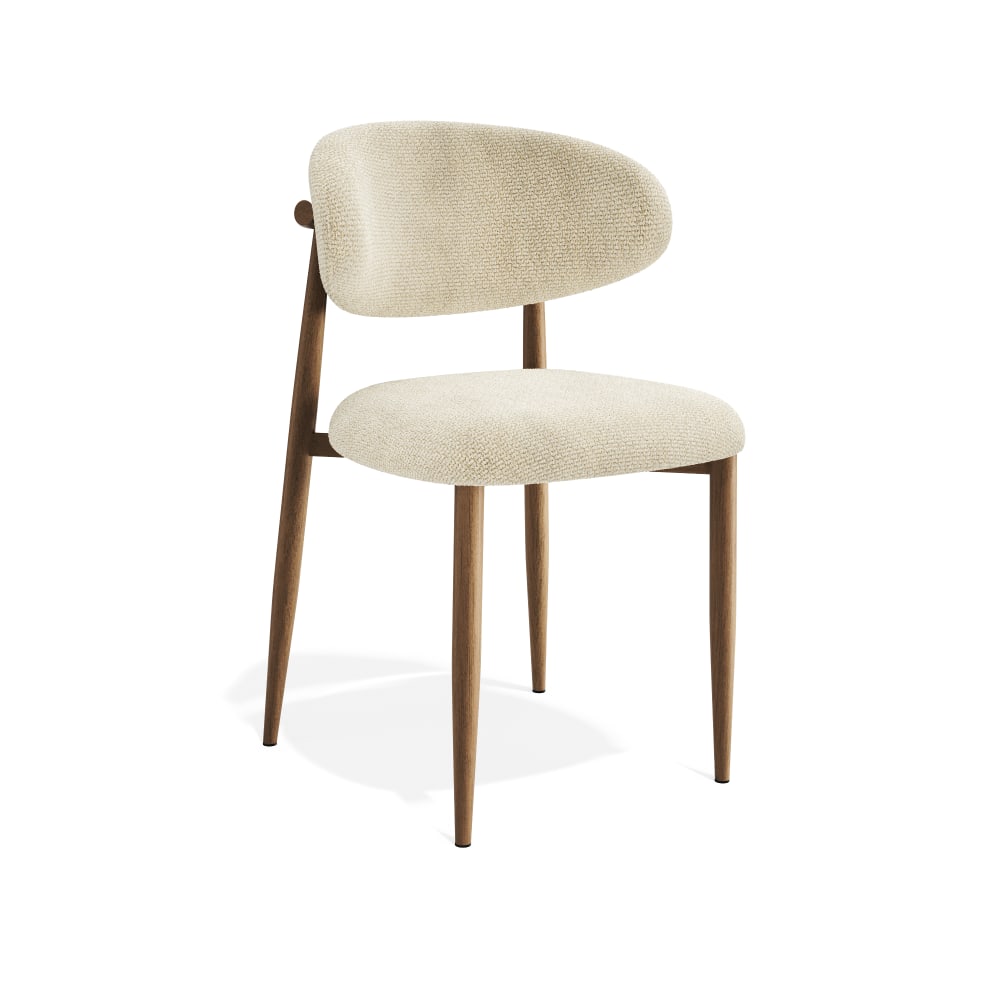Lot de 2 chaises en velours