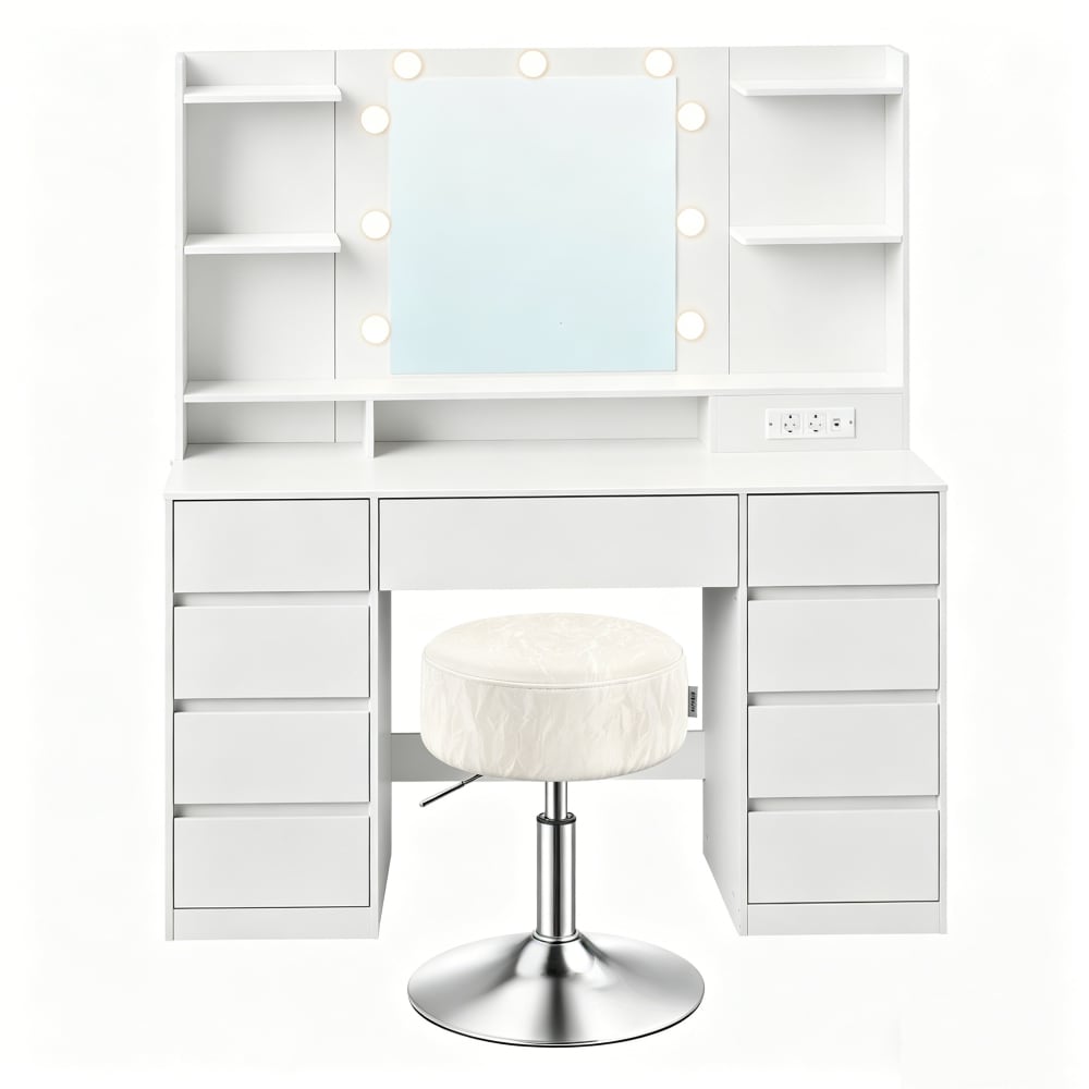 coiffeuse avec tabouret