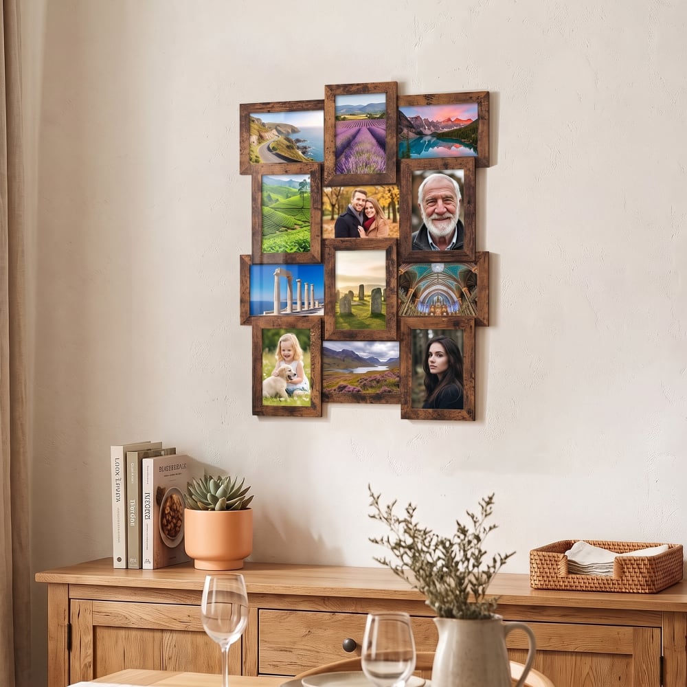cadre photo mural