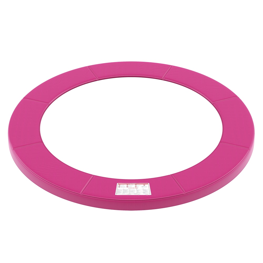 SONGMICS - Coussin de protection de trampoline diamètre 244 cm rose