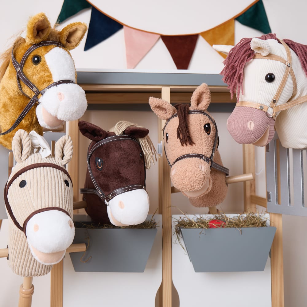 Steckenpferd Lucky aus Holz mit Rollen - Maisons Du Monde
